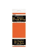 Unique TISSUE PAPER: 20'X26' ORANGE 10 SHEET