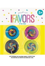 Unique PLASTIC YO-YO - 4 PACK