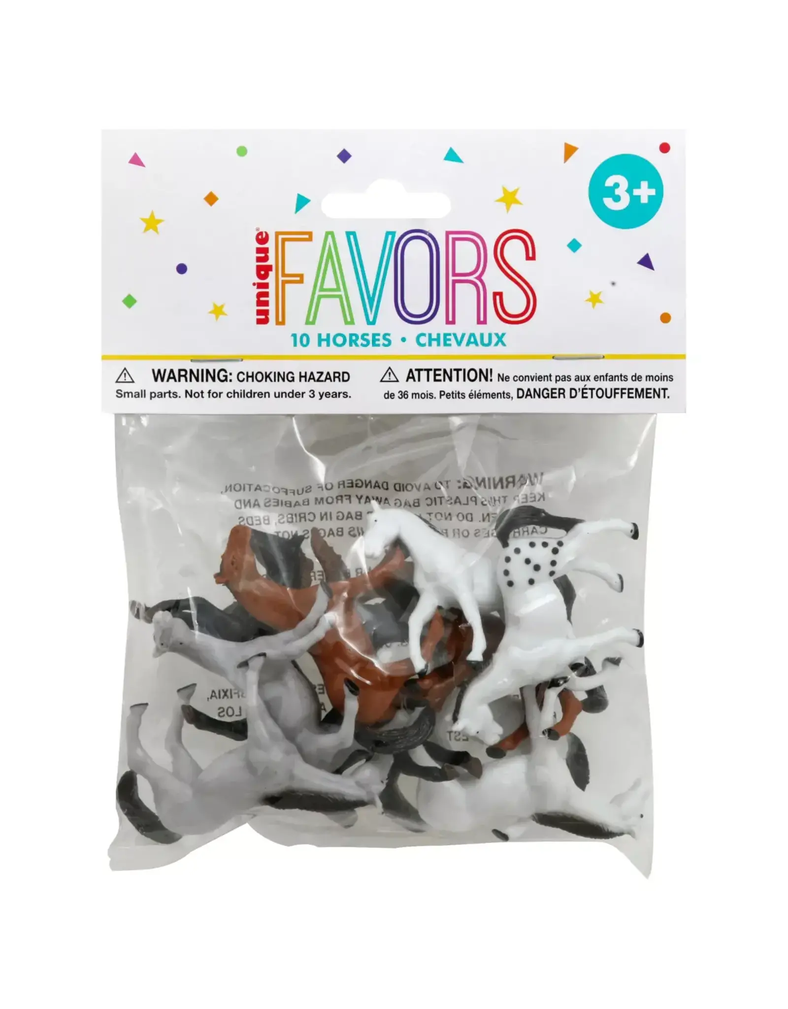 Unique PLAY HORSES - 10 PACK