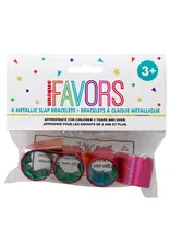 Unique RAINBOW SLAP BRACELET - 4 PACK