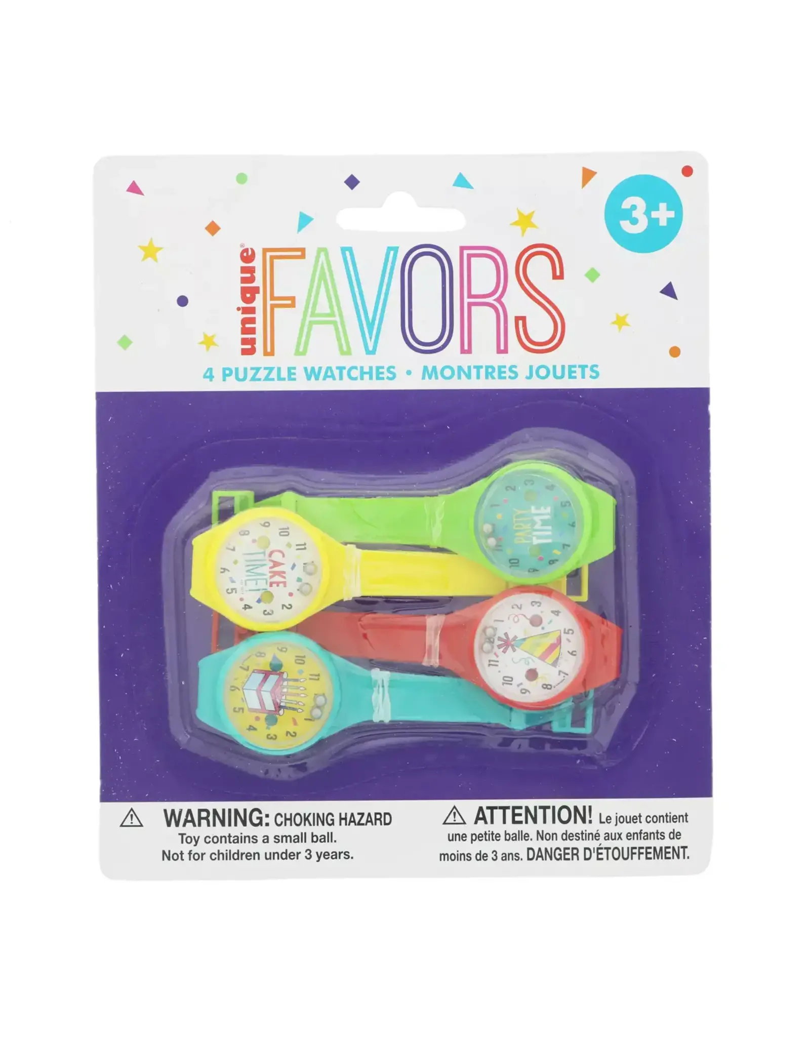 Unique PUZZLE WATCH - 4 PACK