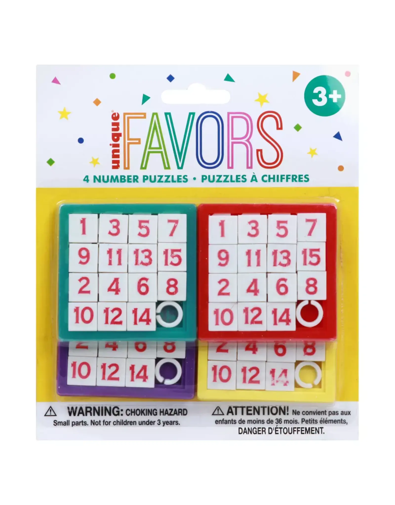 Unique NUMBER PUZZLES - 4 PACK