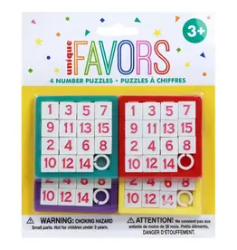 Unique NUMBER PUZZLES - 4 PACK
