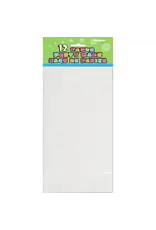 Unique PAPER BAGS -  WHITE 5"X10" - 12 PACK