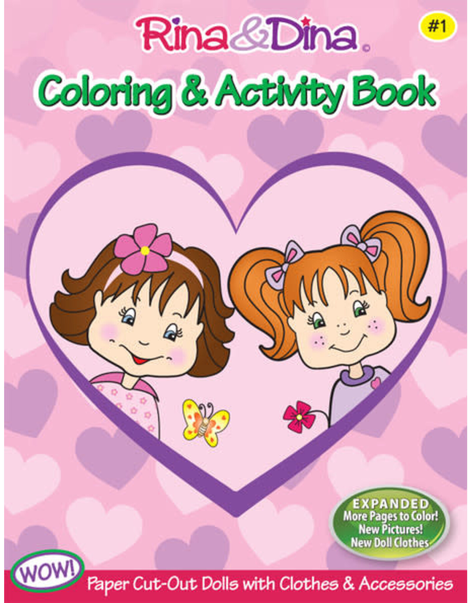 RINA DINA COLORING & ACTIVITY BOOK #1