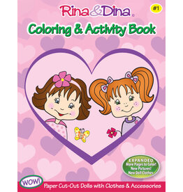 RINA DINA COLORING & ACTIVITY BOOK #1