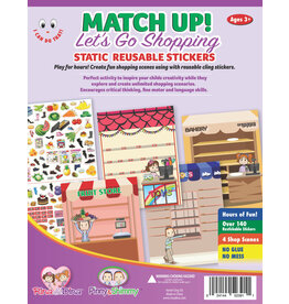 RINA AND DINA MATCH UP: LETS GO SHOPPING REUSABLE STICKERS