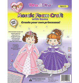 RINA AND DINA MOSAIC FOAM CRAFT WITH GEMS
