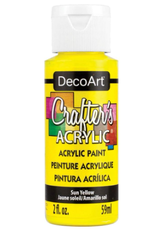 Deco Art Crafter's Acrylic All-Purpose Paint 2oz-Sun Yellow