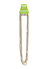 GOLD METALLIC NECKLACE 12 PACK