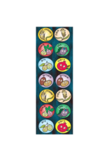 incento magic STICKERS : CIRCLE SHIVAS HAMINIM - 6 SHEETS