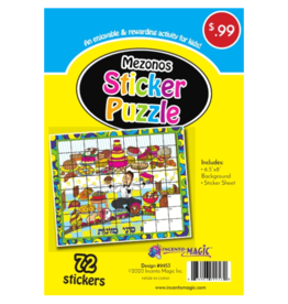 incento magic STICKERS PUZZLE - MEZONOS 6.5"X8"