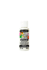 Deco Art ACRYLIC PAINT: METALLIC WHITE 2OZ