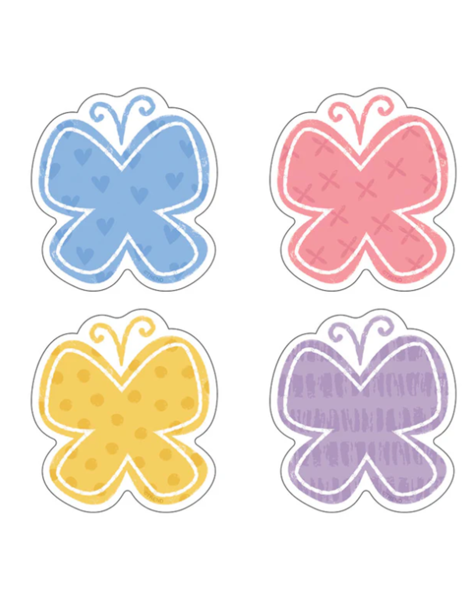 Trend Enterprises MINI CUT OUTS:  GARDEN BUTTERFLIES ASSORTED 3" - 36 PACK