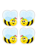 Trend Enterprises MINI CUT OUTS:  BEES ASSORTED 3" - 36 PACK