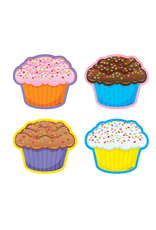 Trend Enterprises MINI CUT OUTS:  CUPCAKES ASSORTED 3" - 36 PACK