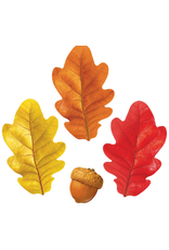 CUT OUT: FALL OAK LEAVES AND ACORNS 108 PC