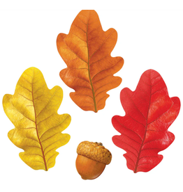 CUT OUT: FALL OAK LEAVES AND ACORNS 108 PC