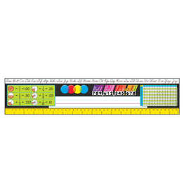 DESK REFERENCE NAMEPLATE ZANER-BLOSER CURSIVE  GRADE 3-5  18"X4" 36PC