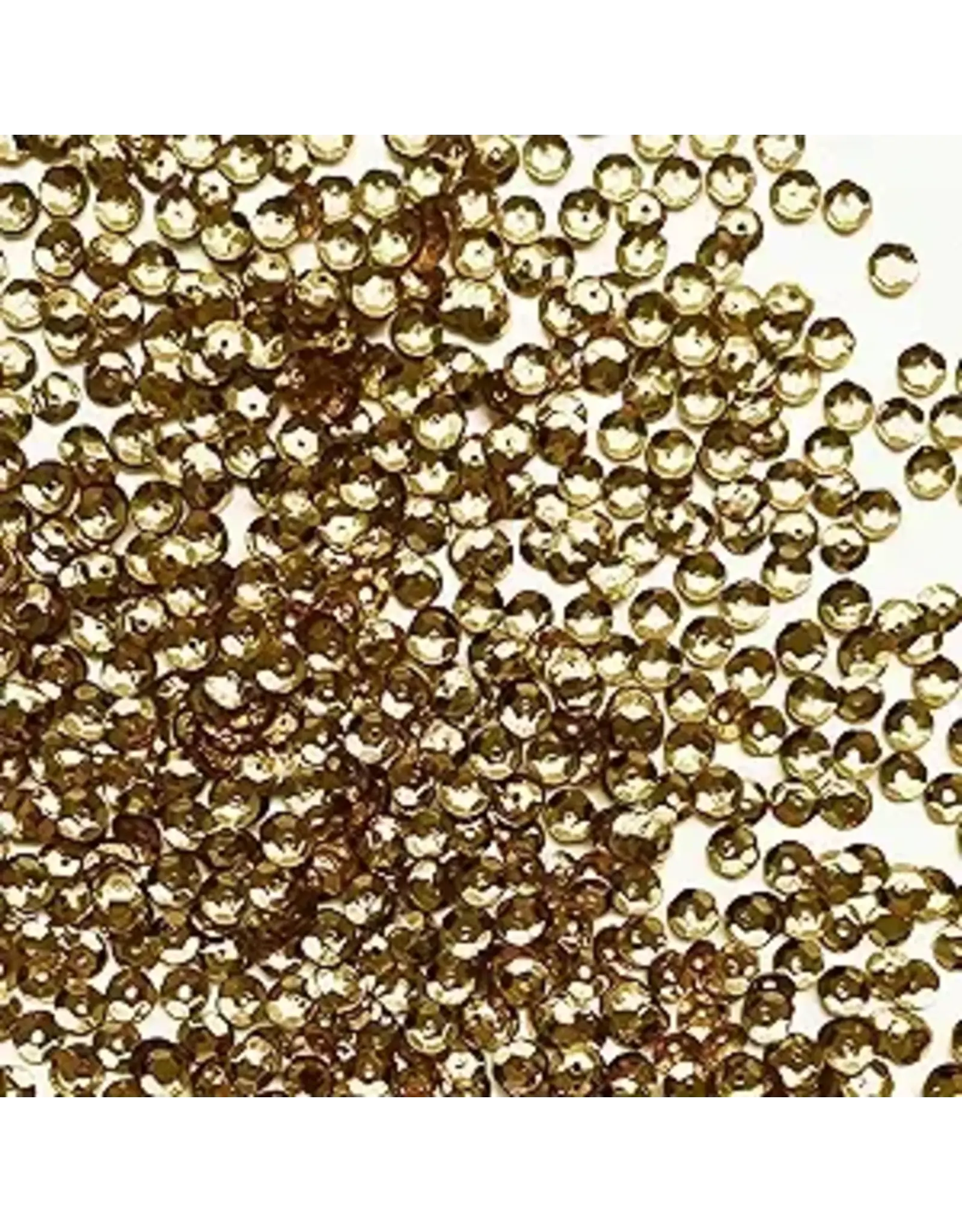 GOLD SEQUINS 5MM - APROX 500 PIECES