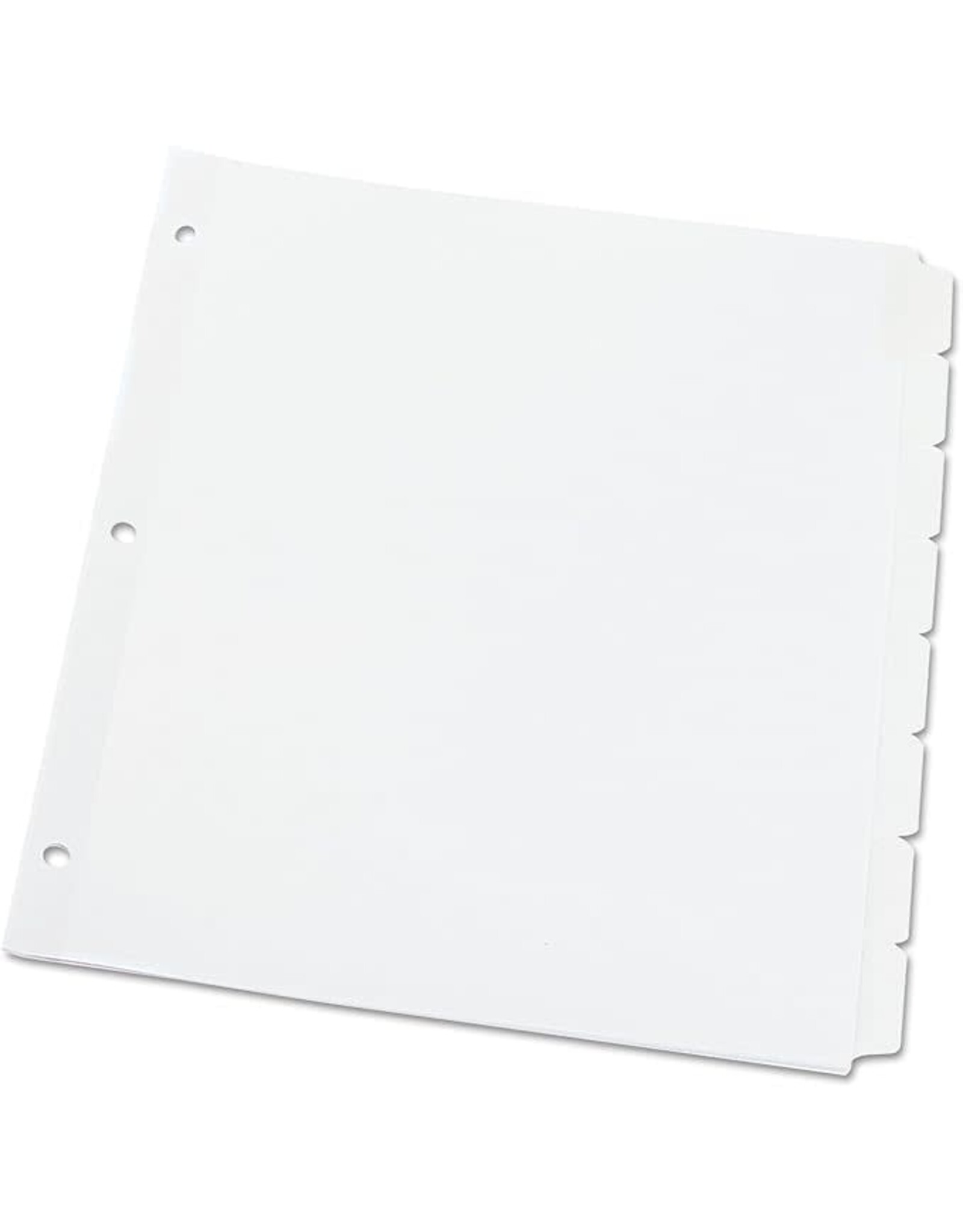 DIVIDERS: 8-TAB ERASEABLE LAMINATED TABS