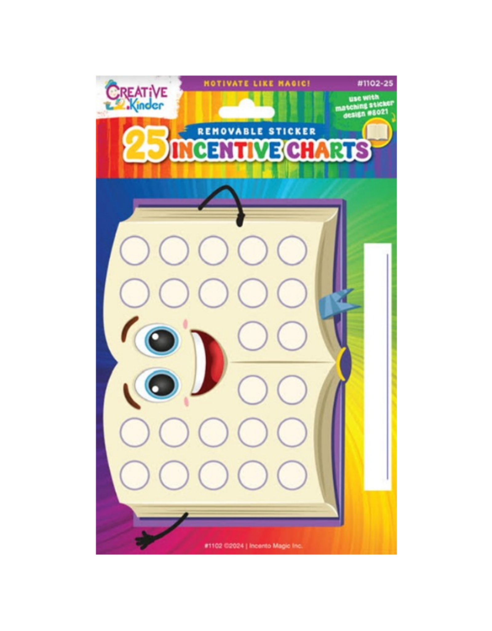 incento magic INCENTIVE CHART - ANIMATED SEFER - 6 SHEETS