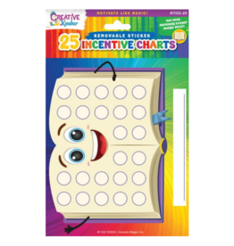 incento magic INCENTIVE CHART - ANIMATED SEFER - 6 SHEETS