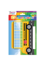 incento magic INCENTIVE CHART - SCHOOL BUS - 25 SHEETS