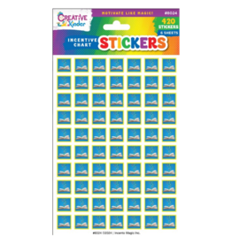 incento magic INCENTIVE CHART STICKERS: ALEF BEIS SIDDUR  - 6 SHEETS
