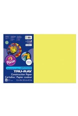 HEAVYWEIGHT CONSTRUCTION PAPER : LIVELY LEMON YELLOW - 12x18 - 50 PC
