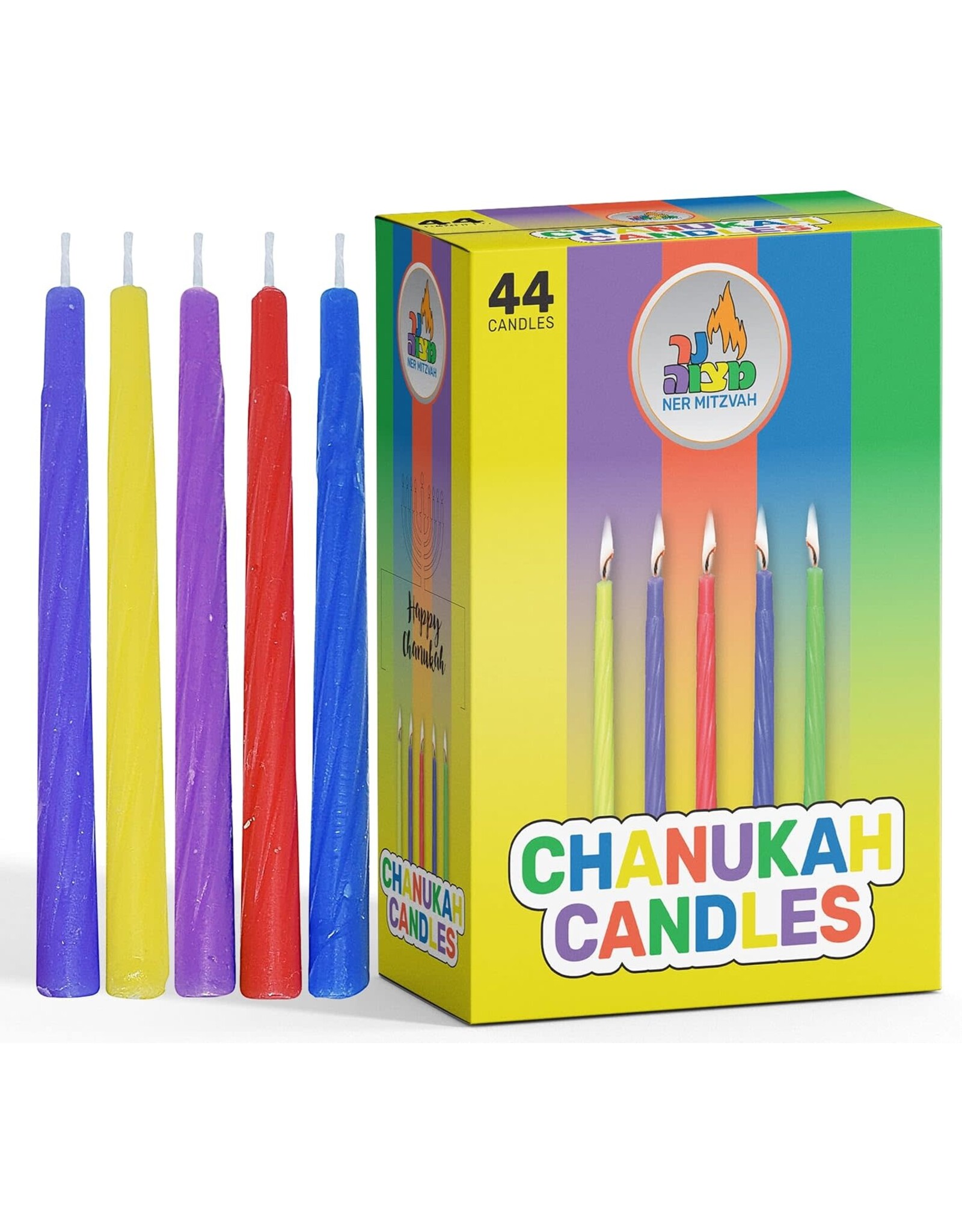 CHANUKAH CANDLES - 44 PACK
