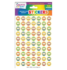 incento magic INCENTIVE CHART STICKERS: OPEN SIDDUR/SEFER - 6 SHEETS