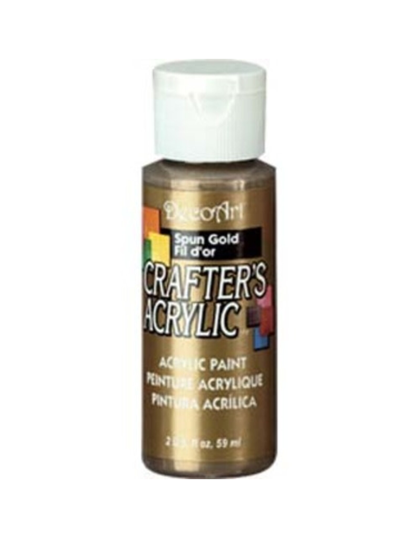ACRYLIC PAINT: SPUN GOLD 2OZ
