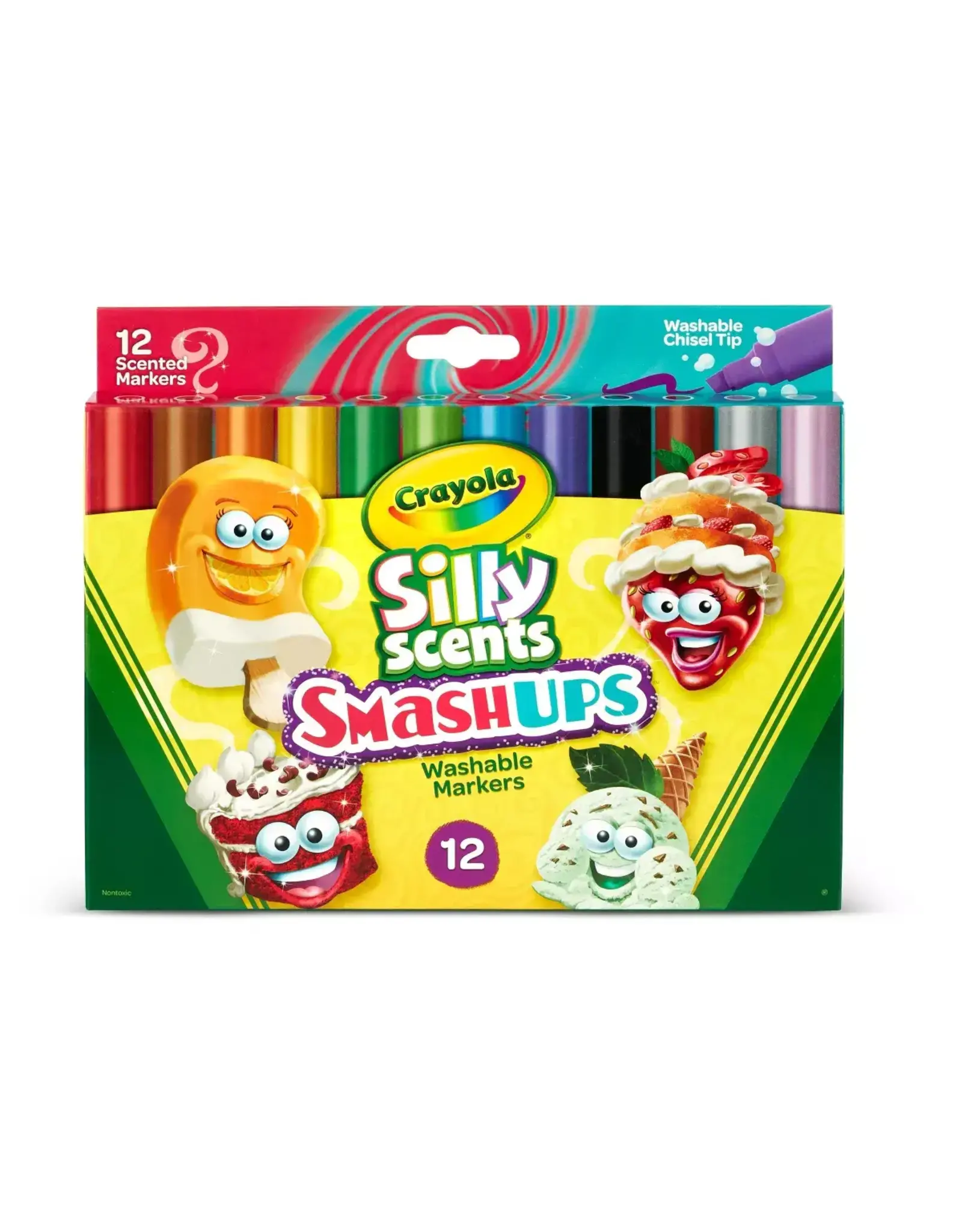 Crayola Crayola Silly Scents Chisel Tip Scented Washable Markers - 12 Pack