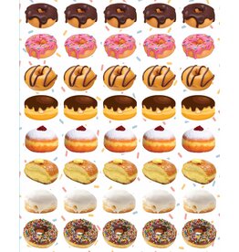 RANENU STICKERS: DOUGHNUTS -6 SHEETS