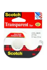 3m Scotch Transparent Tape 1/2”x1000”