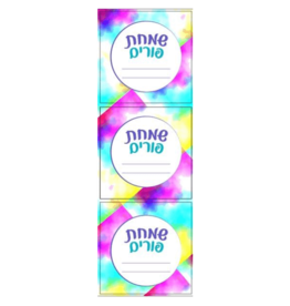 incento magic PURIM LABEL  TIE-DYE  18PC
