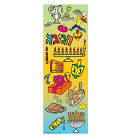 incento magic STICKERS: CHANUKAH THEMES DIE-CUT  - 6 SHEETS