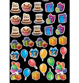 STICKERS: BIRTHDAY  SYMBOLS 10 SHEETS