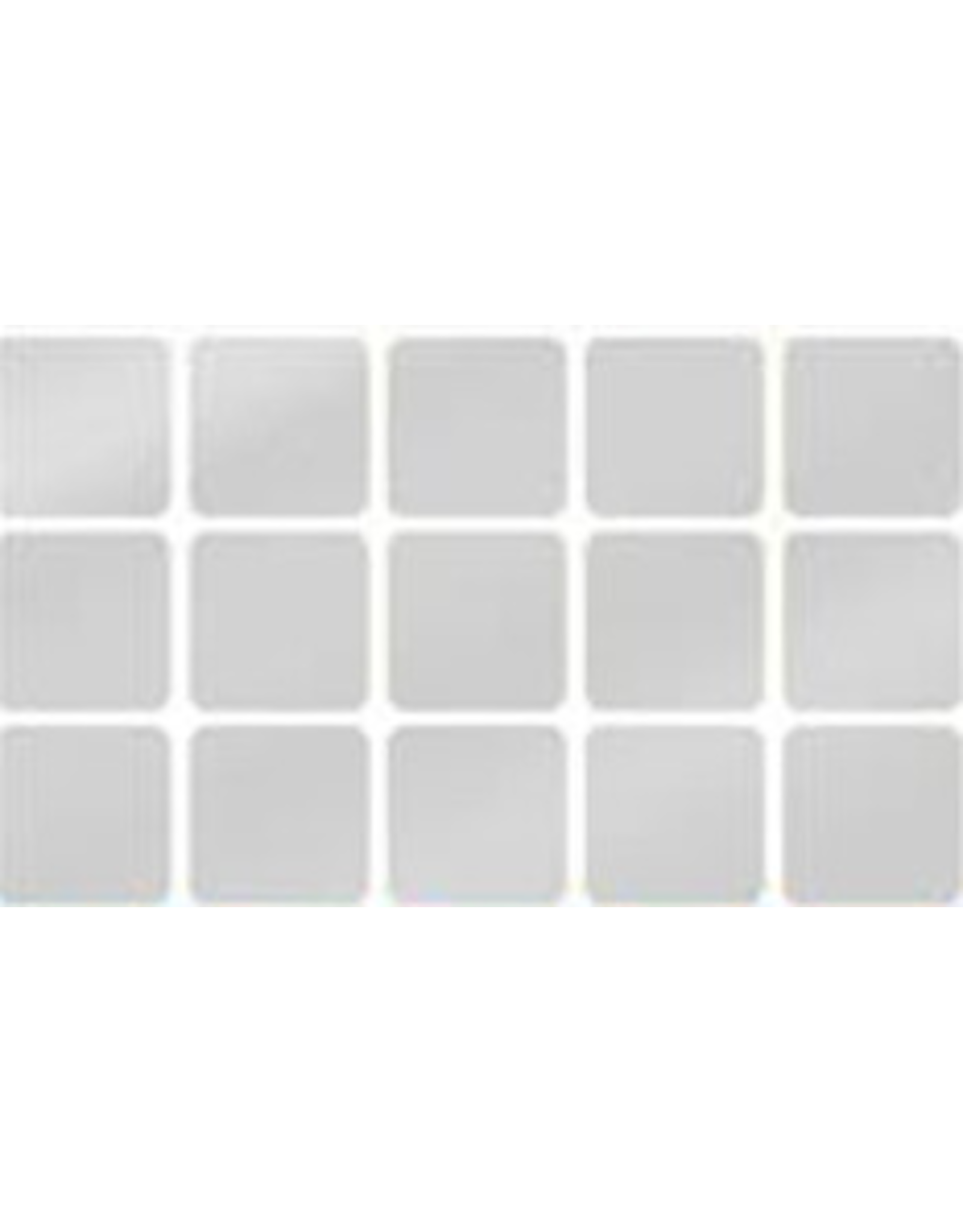 COLOR CODING STICKER: 1"  SQUARE FOIL SILVER 10 SHEETS
