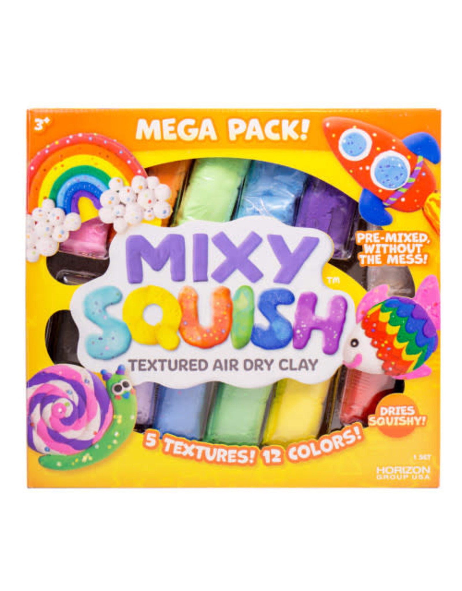 MIXY SQUISH AIR DRY CLAY MEGA PACK