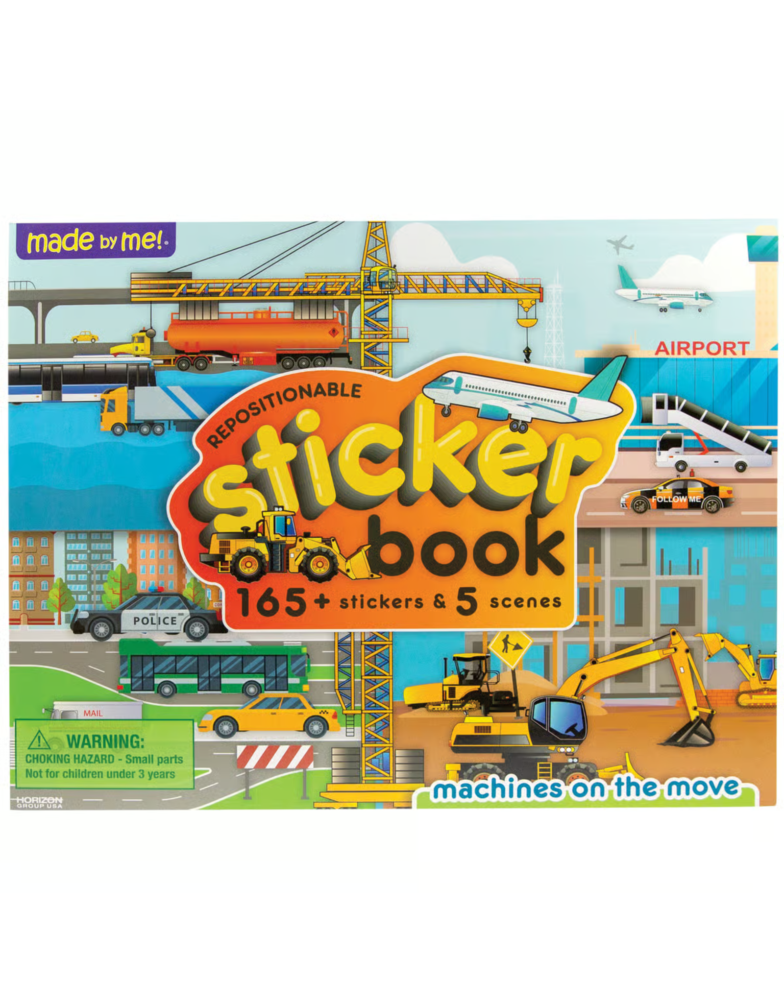 REUSABLE STICKER PAD: TRANSPORTATION