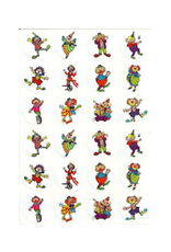 STICKER CLOWNS 1" 10 SHEETS