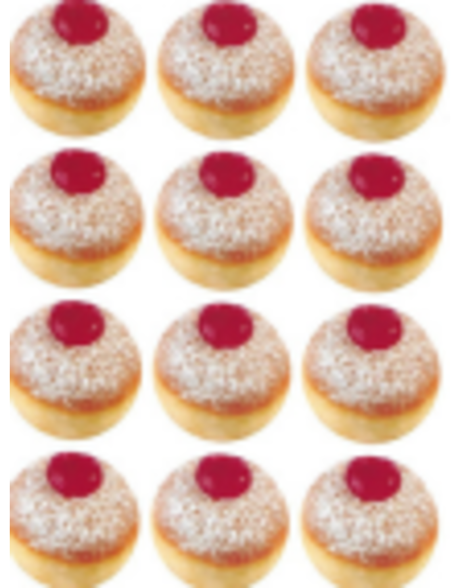 STICKERS: JELLY DONUT  LARGE 10 SHEETS