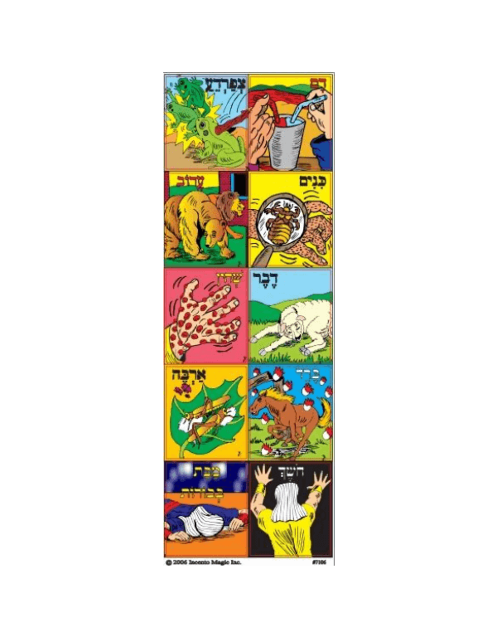 incento magic STICKERS: MAKKOS SQUARES 25 SHEETS