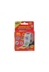 STICKERS: CHANUKAH ON ROLL - 200 STICKERS