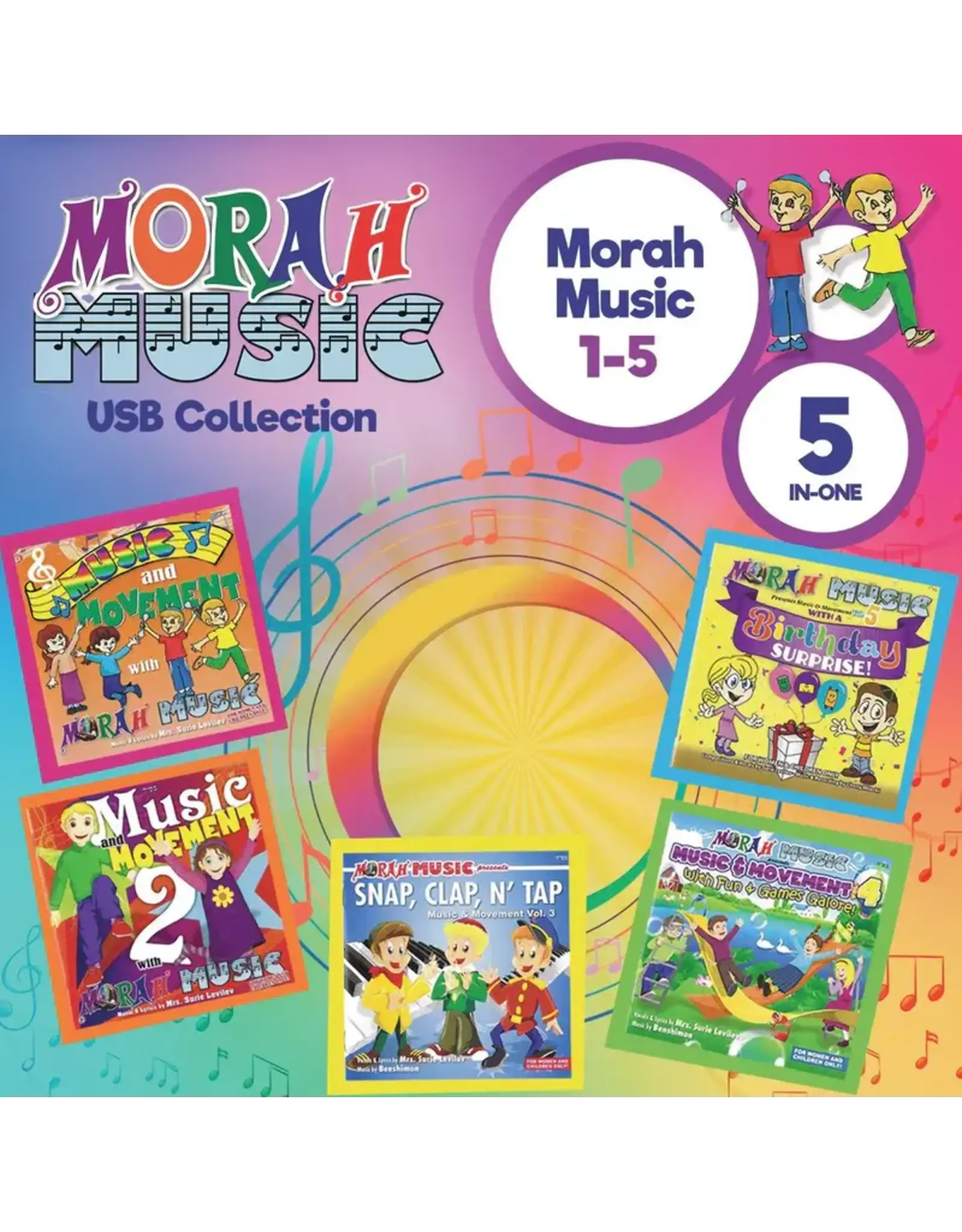 MORAH MUSIC VOLUME 1-5 - USB