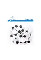 WIGGLE EYES: 20MM - 50 PACK
