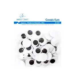 WIGGLE EYES: 20MM - 50 PACK