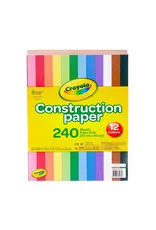 Crayola CRAYOLA CONSTRUCTION PAPER : ASSORTED COLORS - 9x12 -240 PACK